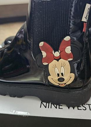 Черевики для дівчинки zara minnie лаковані 2