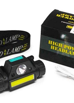 Налобный фонарь bl1898/7476 sensor тм bailong