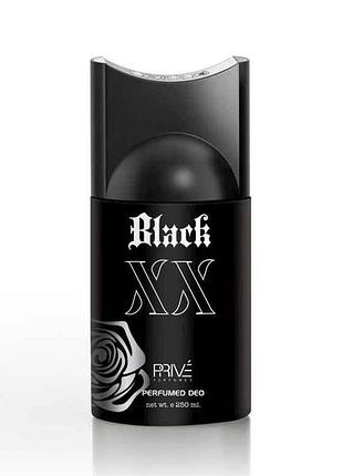 Дезодорант 250мл чол black xx тм prive parfums