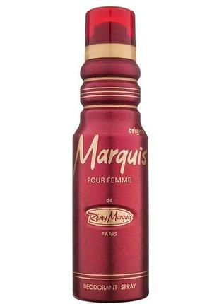 Дезодорант-спрей 175мл для женщин remy marquis marquis тм prive parfums