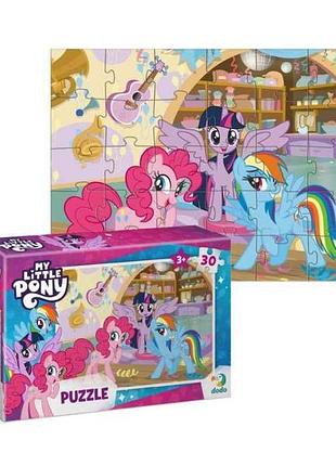 Пазли 30ел. my little pony. музыкальная комната 200682 тм dodo