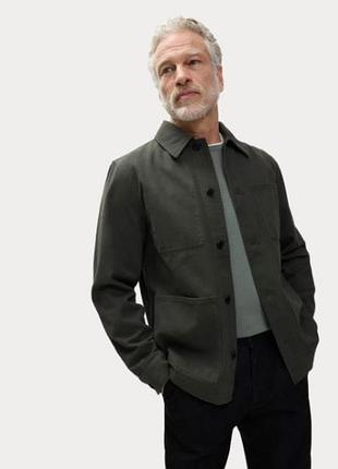 Куртка marks & spencer pure cotton chore jacket (xl) 8