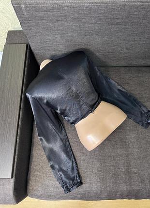 Блуза, чорна блуза zara 3