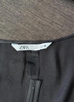 Блуза, чорна блуза zara 5