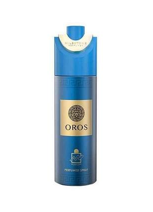 Дезодорант-спрей 200мл парфумований чоловічий oros тм milestone