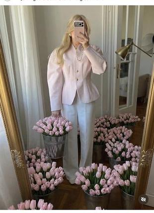 Жакет жіночий fashionista рожевий приталений xs