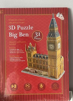 3d пазл big ben 3