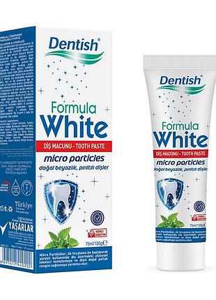 Зубная паста dentish formula white отбеливающая 120 г