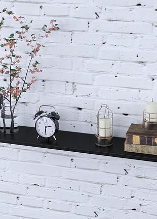Полка j-18 loft design черный st7 100 см