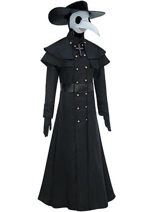 Костюм чамного лікаря l carnival costume of the plague карнавальний костюм середньовічного чамного лікаря з аксесуарами