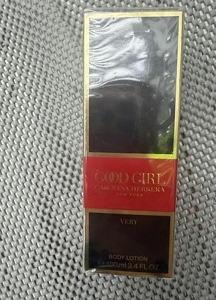 Оригінал парфумований лосьйон для тіла 100 мл carolina herrera good girl very