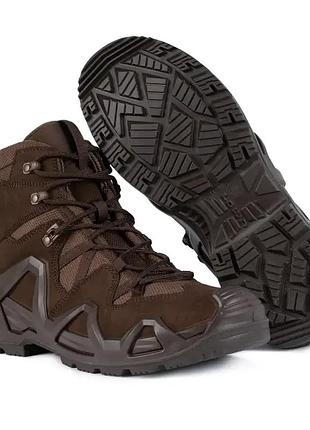 Тактические ботинки lowa zephyr mk2 gtx mid (dark brown) - оригинал 46 44.5