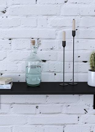 Полиця z-18 loft design чорний st7 68 см