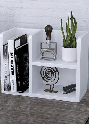 Надставка на стол loft design ns-5 белая: настольная полка-органайзер из дсп для рабочего места