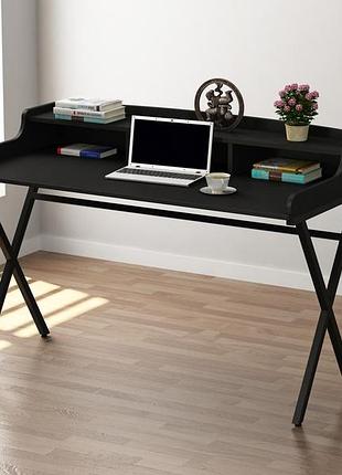 Письмовий стіл loft design l-10 чорний st7