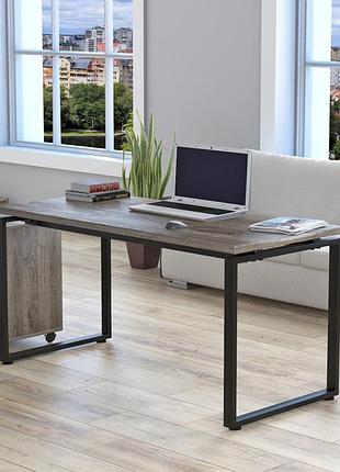 Письмовий стіл loft design q-160-36 black дуб паліна