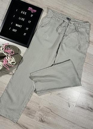 Льняные брюки h&amp;m