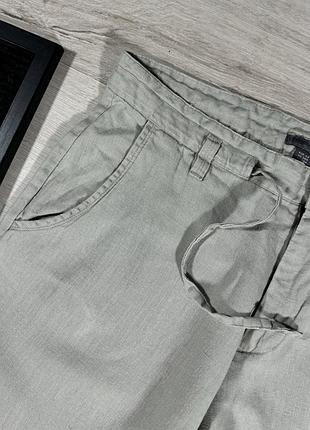 Льняные брюки h&amp;m 3