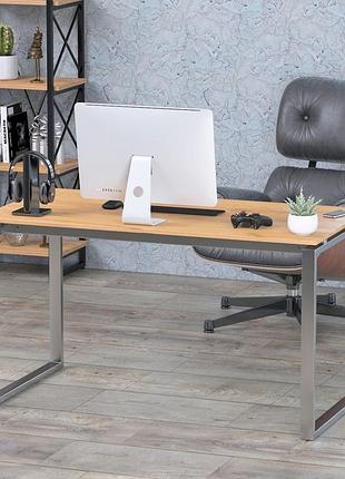 Письменный стол loft design q-135 дуб крафт золотой