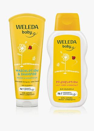 Набір для тіла дітей weleda baby and child