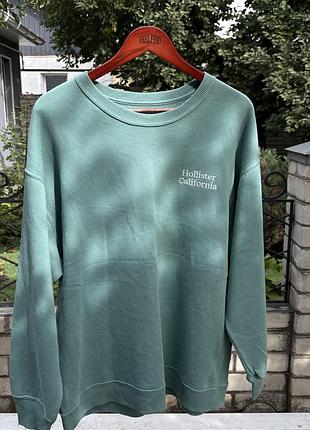 Світшот жіночий hollister california м'ятний, розмір m