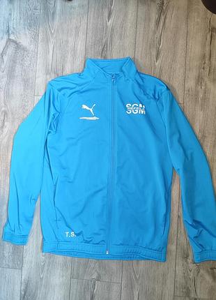 Спортивна кофта puma яскраво-блакитна, розмір 48-50