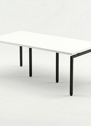Стіл для переговорів q-200 loft design білий чорний
