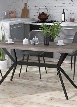 Стіл обідній остін loft design дуб палена