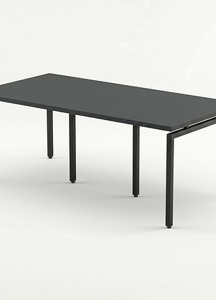 Стіл для переговорів q-200 loft design антрацит чорний
