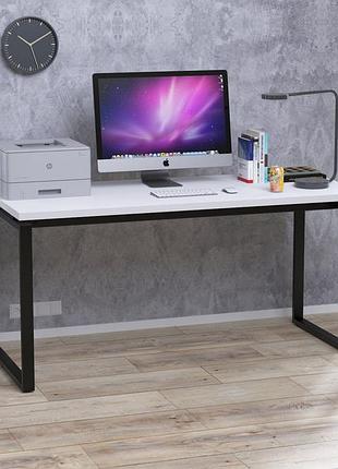 Письменный стол loft design q-160-36 black белый