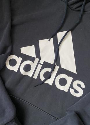 Темно-синє худі з капішоном adidas 2