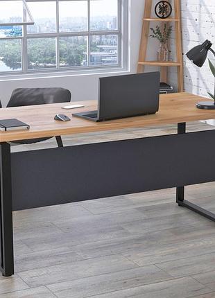 Письмовий стіл g-160-36 loft design дуб крафт золотий