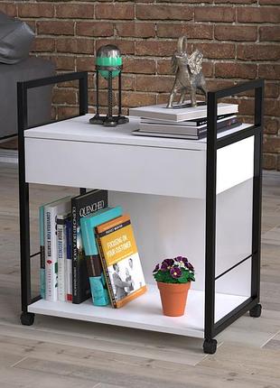Тумба l-540 loft design белый