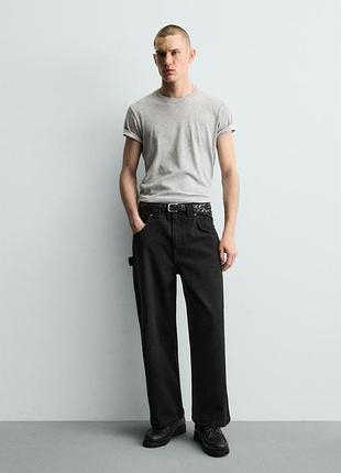 Джинси zara worker wide fit 0840/459/800
