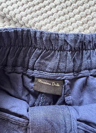 Шорти з льону massimo dutti 4