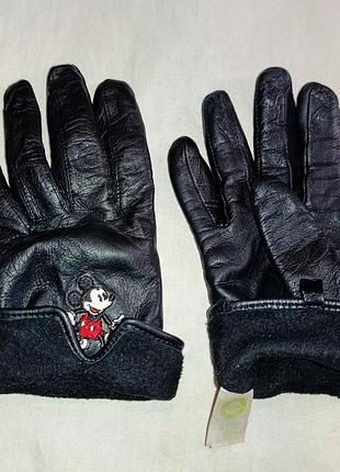 Кожаные перчатки disney store micky mause 7