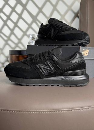 Водонепроникні кросівки new balance 574 classic gtx all black