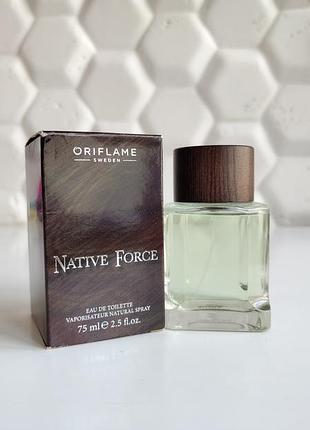 Мужская туалетная вода от орифлейм native force oriflame