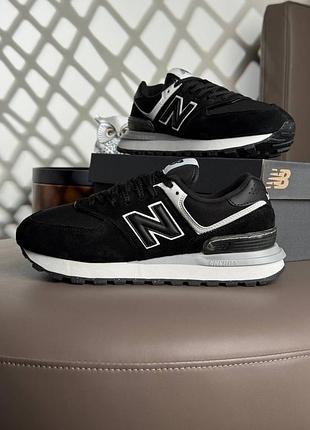 Водонепроникні кросівки new balance 574 classic gtx black white