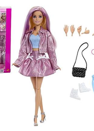 Ігровий набір jnc61 із лялькою barbie “позуй стильно” серії “deluxe style” barbie fashion and beauty