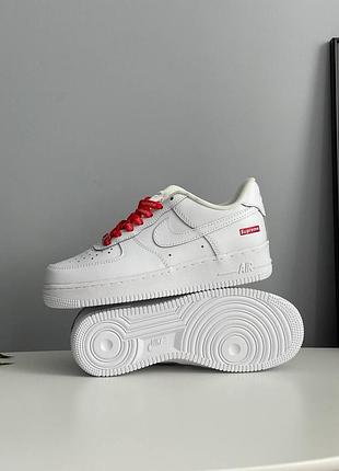 Nike air force 1 low supreme white 8