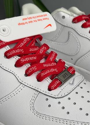 Nike air force 1 low supreme white 6