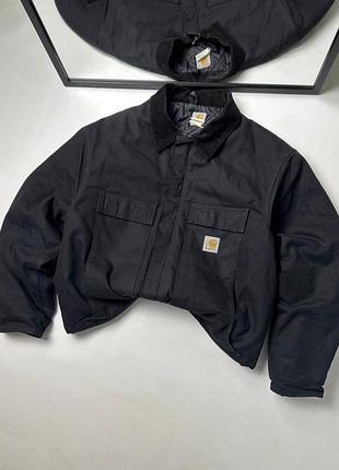 Куртка чоловіча carhartt detroit вінтажна чорна розмір xl