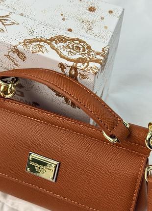 Сумка mini sicily camel bag 4
