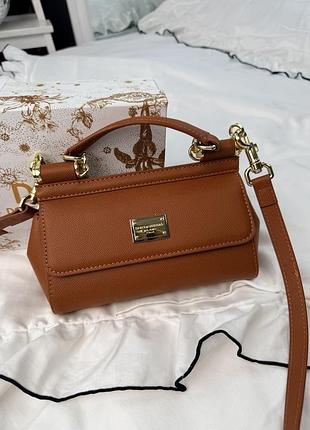 Сумка mini sicily camel bag 3