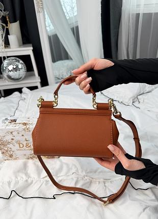Сумка mini sicily camel bag 7
