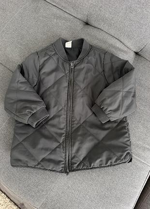 Куртка дитяча h&m бомбер стьобана сіра