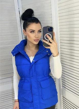 🔥🔥 новинка🔥🔥 безрукавка 🔝. розмір:хл. колір синій🦋якість🔥 ціна: 1100 грн