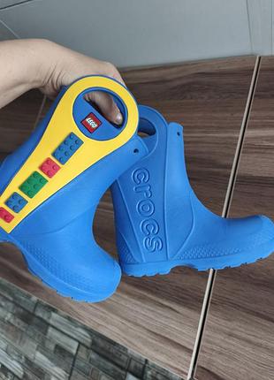Сапожки резиновые сапоги crocs c 11