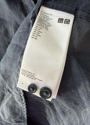 Чоловіча льона сорочка uniqlo сток 4